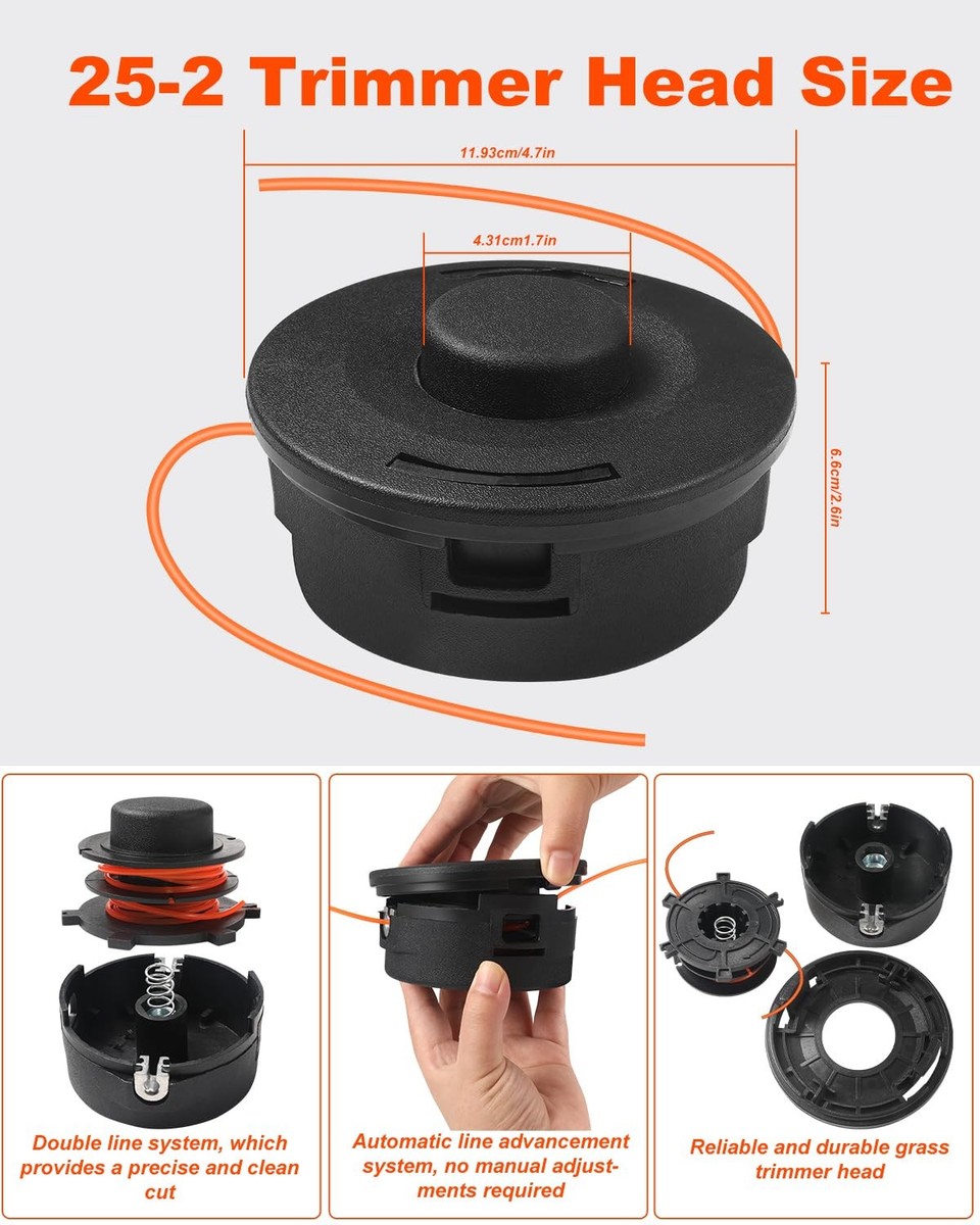 Testina Decespugliatore STIHL Autocut 25-2 – OEM Compatibile Per Fs91r, Fs90r, FS56r, FS70r, Km56r, FS94r, Km91 - Foto 4