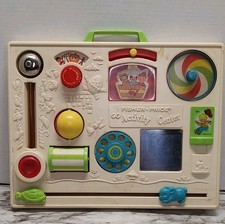 Vintage Fisher Price Activity Center 134 1973 Baby Toddler Crib Busy Board