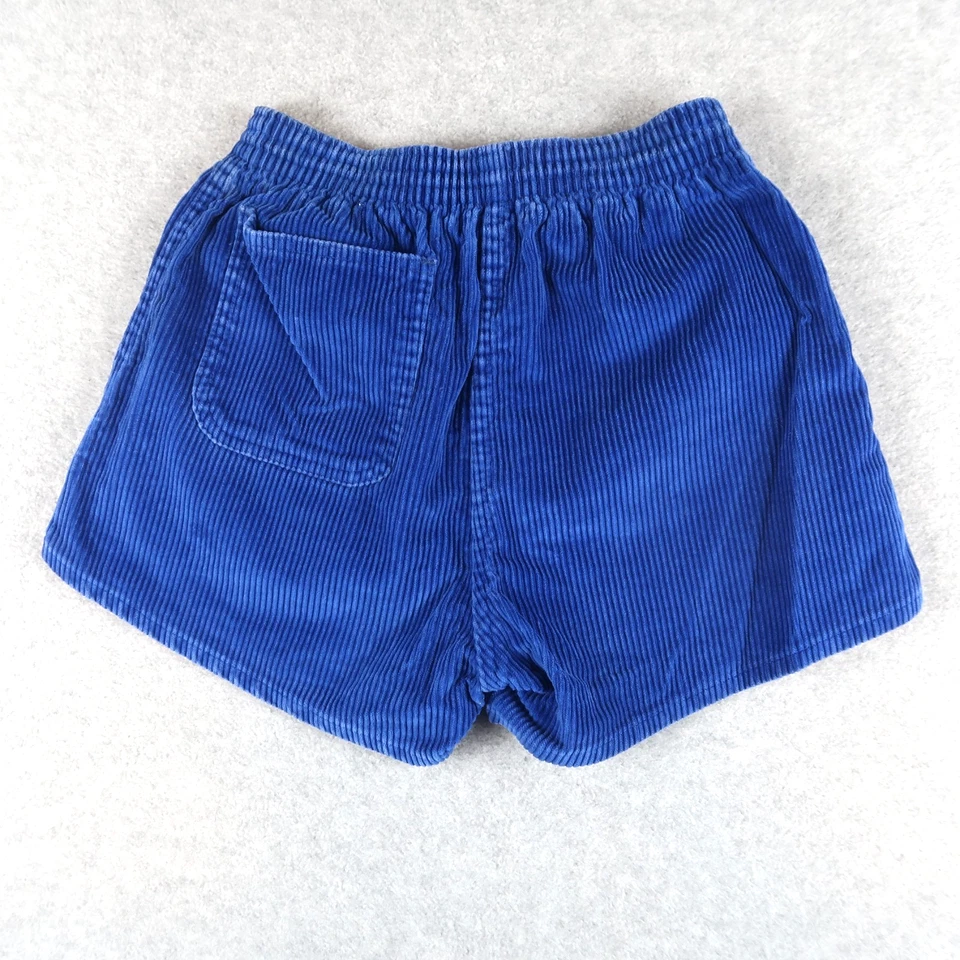 Vintage OP 80s Ocean Pacific Corduroy Shorts Womens Size S Blue - Image 2 of 4