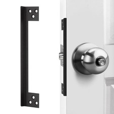 Door Latch Guard Plate Outswing Security Protector 7 in. 1pack