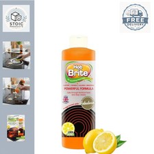 Versatile Hob Cleaner 250ml Cream for Electric Ceramic Halogen with Lemon Scent 39.80 per litre