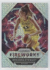 2021 Panini Prizm WNBA Fireworks Mojo Prizm 3/25 Breanna Stewart #16 0tw4