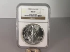 1988  1 Oz .999 Fine Silver American Silver Eagle $1 MS 69 MS69 NGC 1oz 1 Ounce