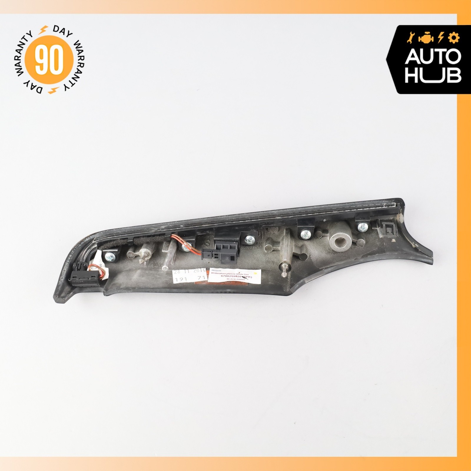 14-17 Maserati Quattroporte M156 Left Dashboard Dash Trim Molding Piano Wood OEM