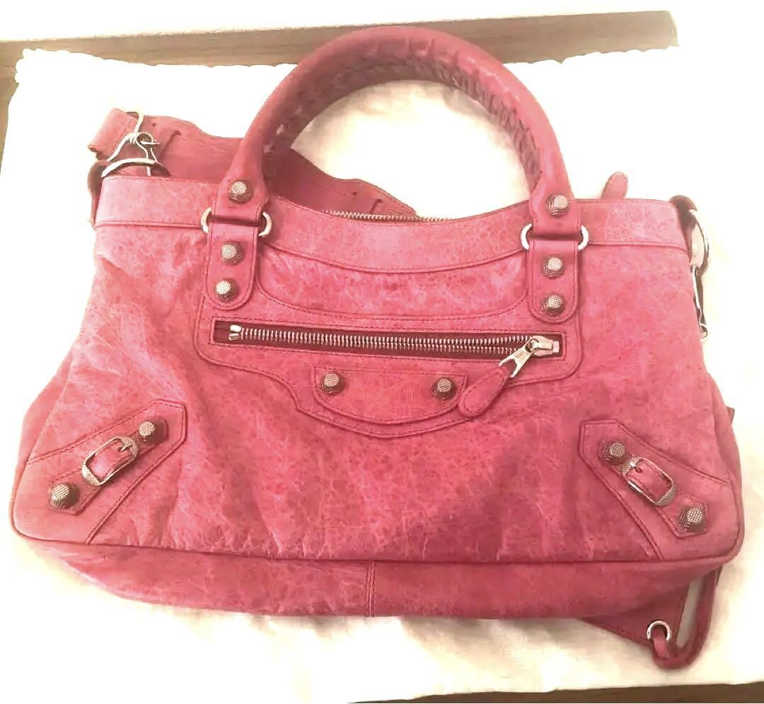 Balenciaga Pink The First Shoulder Bag – Curated by Charbel
