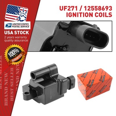 1x New Enhanced Ignition Coil 12558693 For Chevrolet GMC Cadillac D581 UF271