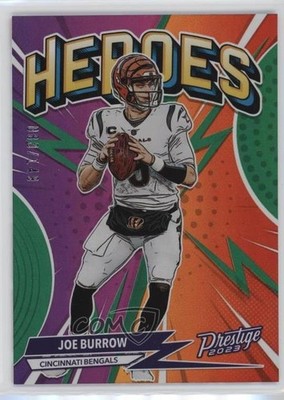 2023 Panini Prestige Heroes Xtra Points Green 80/149 Joe Burrow #H-6 0g4
