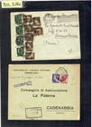 BIS-LIKE:2 covers Italy Rep. Social 1944 used LOT 08 IL 36