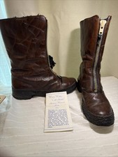 Vintage WINTER WALKERS by MONDL Boots Womens 7 1/2-8 Brown Leather Calf-High