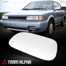Fit 1988-1992 Corolla/Prizm Front Left Side Flat Mirror Glass Lens Factory Style