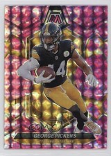 2024 Panini Mosaic Pink Camo Mosaic Prizm George Pickens #186 c6h