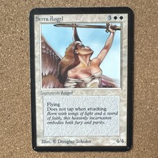 Serra Angel, Alpha Ed, Creature, Magic the Gathering, Excellent Condition 