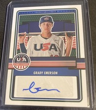 2023 PANINI S&S AUTO 15U NATIONAL TEAM GRADY EMERSON RC