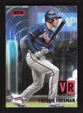 Freddie Freeman 2021 Stadium Club Virtual Reality Red #VR-1