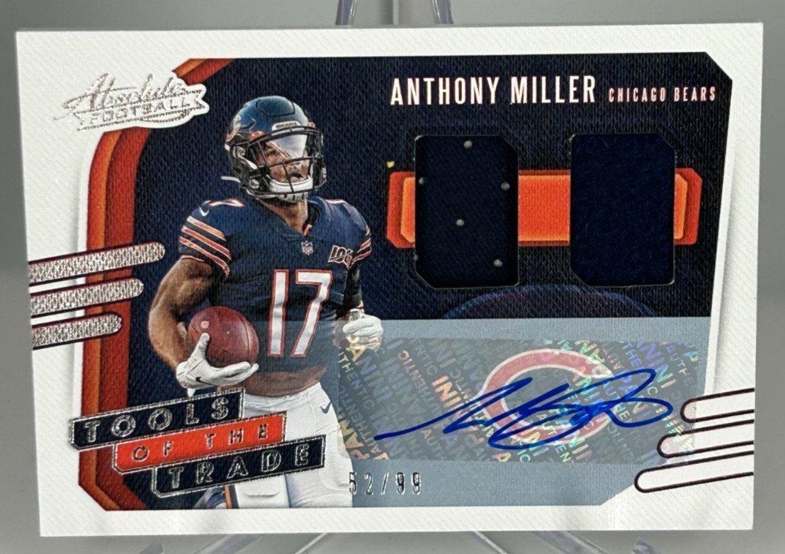 2020 Absolute Tools of the Trade Anthony Miller Dual Patch Auto /99