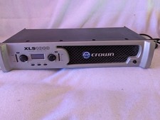 Crown XLS1000 2-Channel Power Amplifier Rack Mountable XLR TRS RCA Inputs