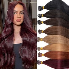 Nano Ring Tip Remy Hair Extensions Micro Link Loop Bead 100 Human Hair Thick
