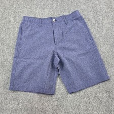 Under Armour Men's SIZE 32 UA Golf Vented Shorts Blue Performance Athletic