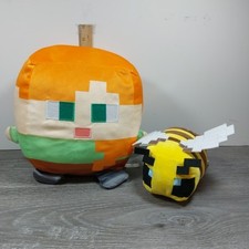 Mattel Minecraft Cuutopia Alex 10" Plush Plushie Plus A Minecraft Teddy Bee