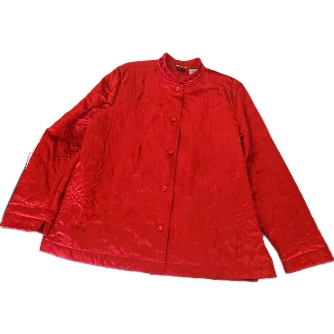 Classic Elements Womens Light Jacket Red Size XL … - image 1