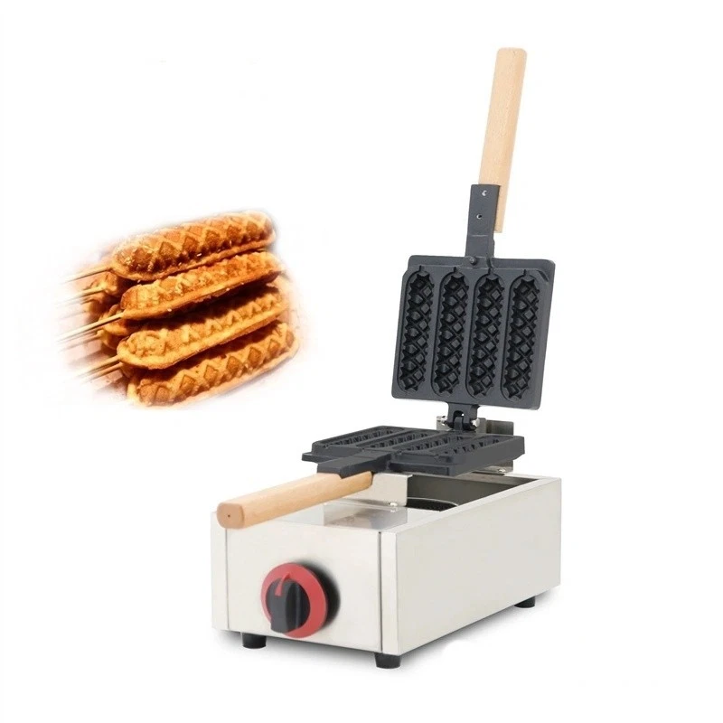 Commercial Propane Gas Hot Dog Waffle Maker Machine 4 Grids Nonstick
Opens in a new window or tab