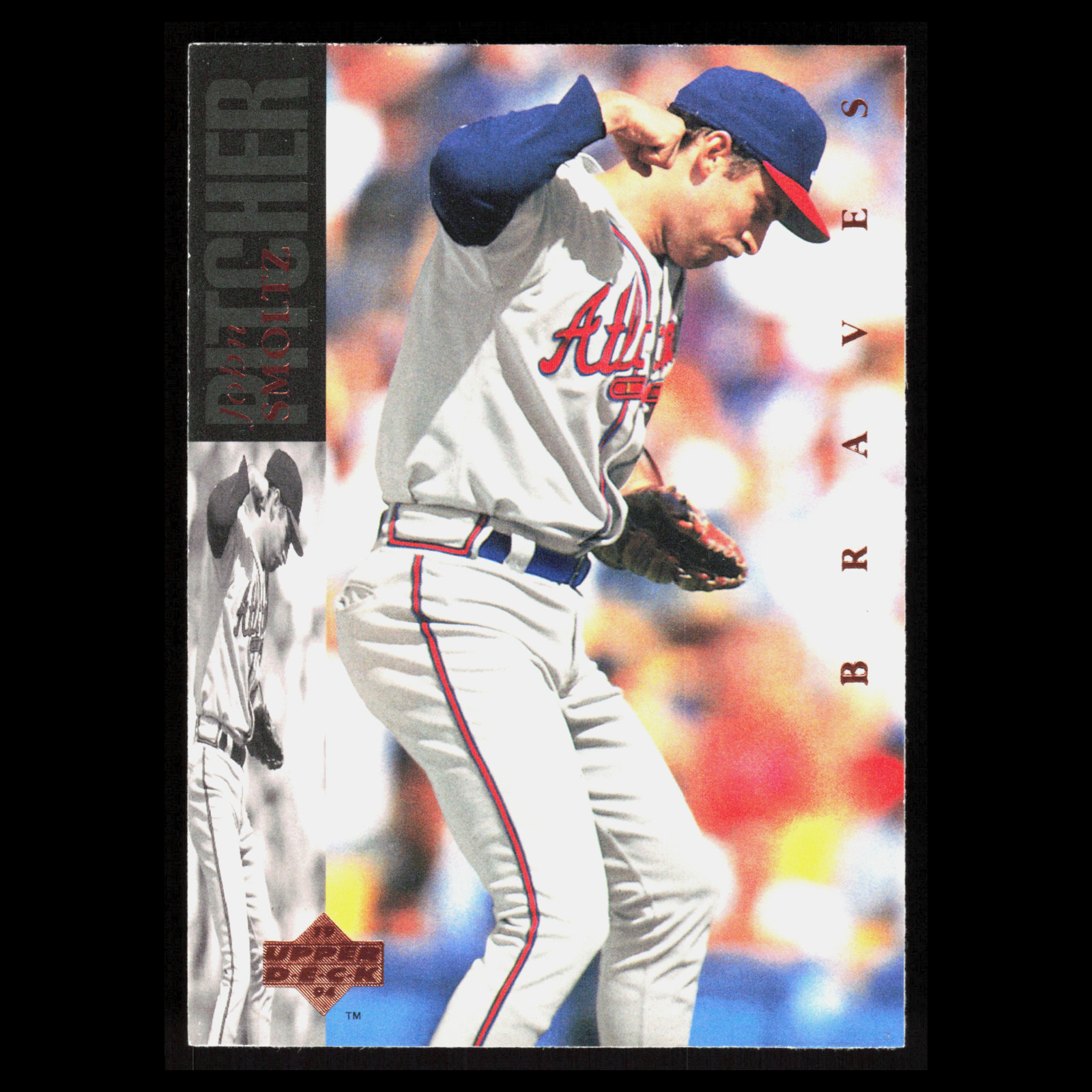 John Smoltz #87 1994 Upper Deck Atlanta Braves Baseball Card MLB