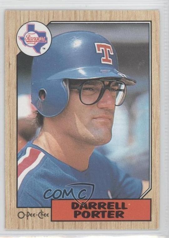 1987 O-Pee-Chee Darrell Porter #213 0a1