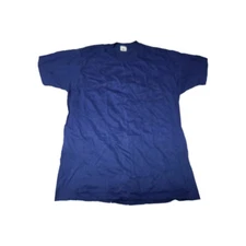 Vintage BVD Mens Pocket Tee XL Shirt Deadstock Blue Single-Stitch NWOT Made USA