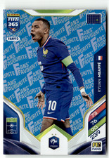 Panini Adrenalyn XL FIFA 365 2026 No. FAN92 Kylian Mbappe Fans' Favourites Blue