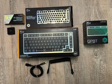 Custom Glorious GMMK PRO Mechanical 75 Metal Keyboard W/Exras