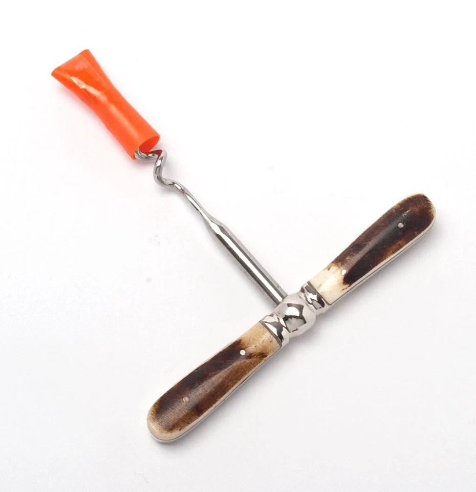 Horn Handle Cork Screw - Pull / Stainless Steel - Image 2 of 2