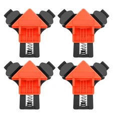 4 Pack Corner Clamp for Woodworking 90 Degree Right Angle Clamp For Kreg Jigs