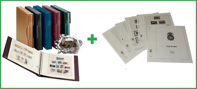 Lindner-145M-13-1124V-Isle-of-Man Printed Album T-Printed Pages 2013-2016