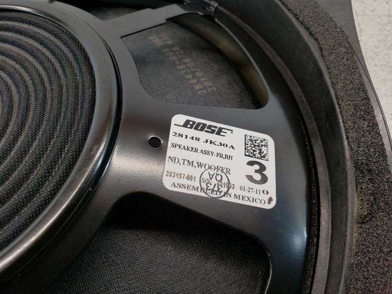 07-13 Infiniti G35 G37 Sedan Front Right Passenger Bose Speaker