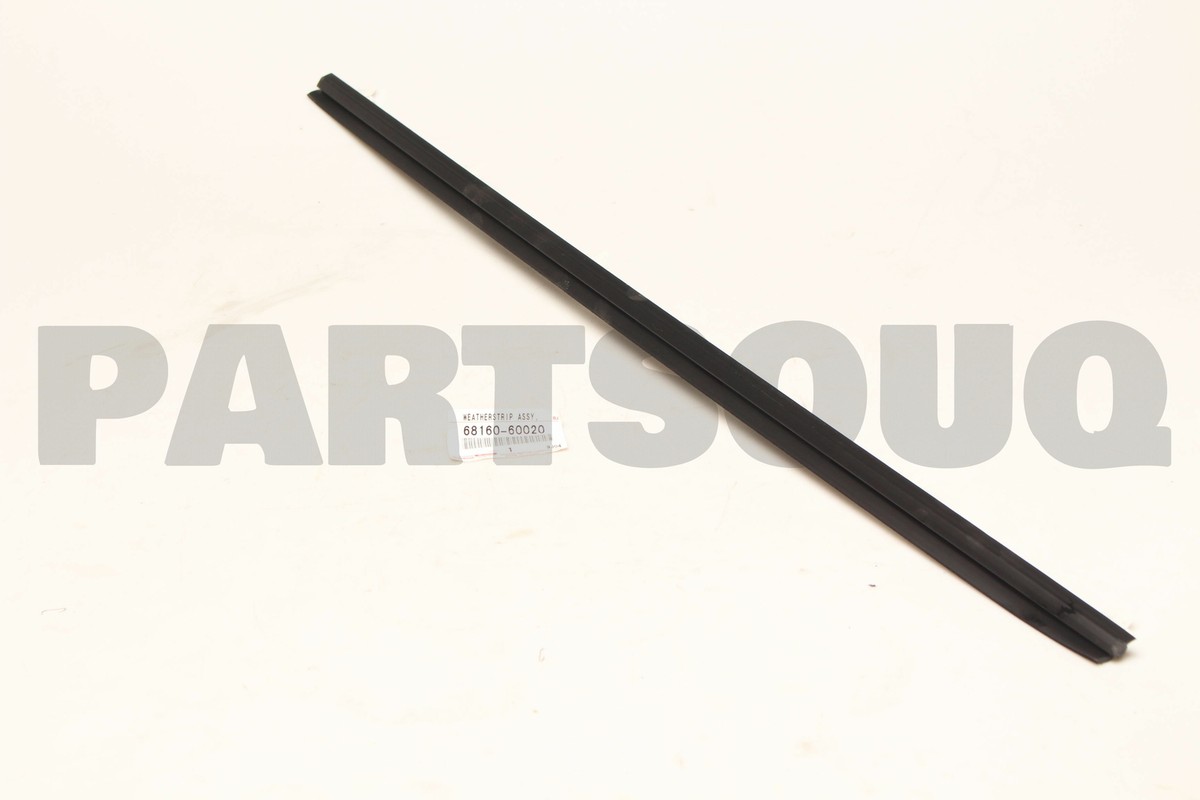 6816060020 Genuine Toyota WEATHERSTRIP ASSY, FRONT DOOR GLASS