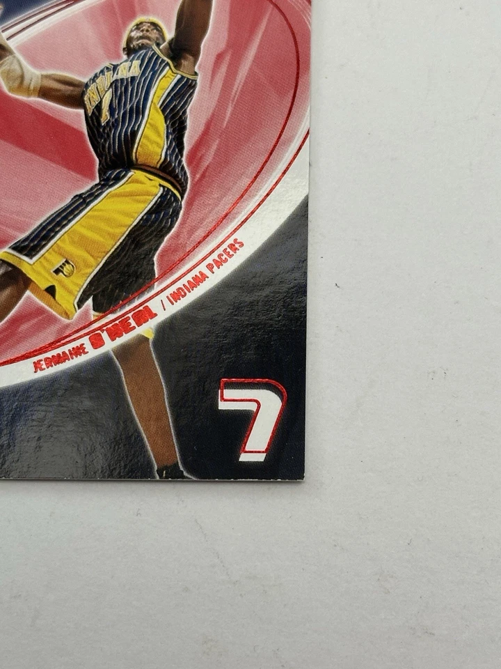 JERMAINE O’ NEAL 2004-05 FLEER SKYBOX EX ESSENTIAL CREDENTIALS FUTURE RED - Image 3 of 4