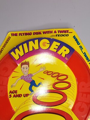 Vintage NOS TEDCO Winger Frisbee Flying Disc Soft Silicone Pliable