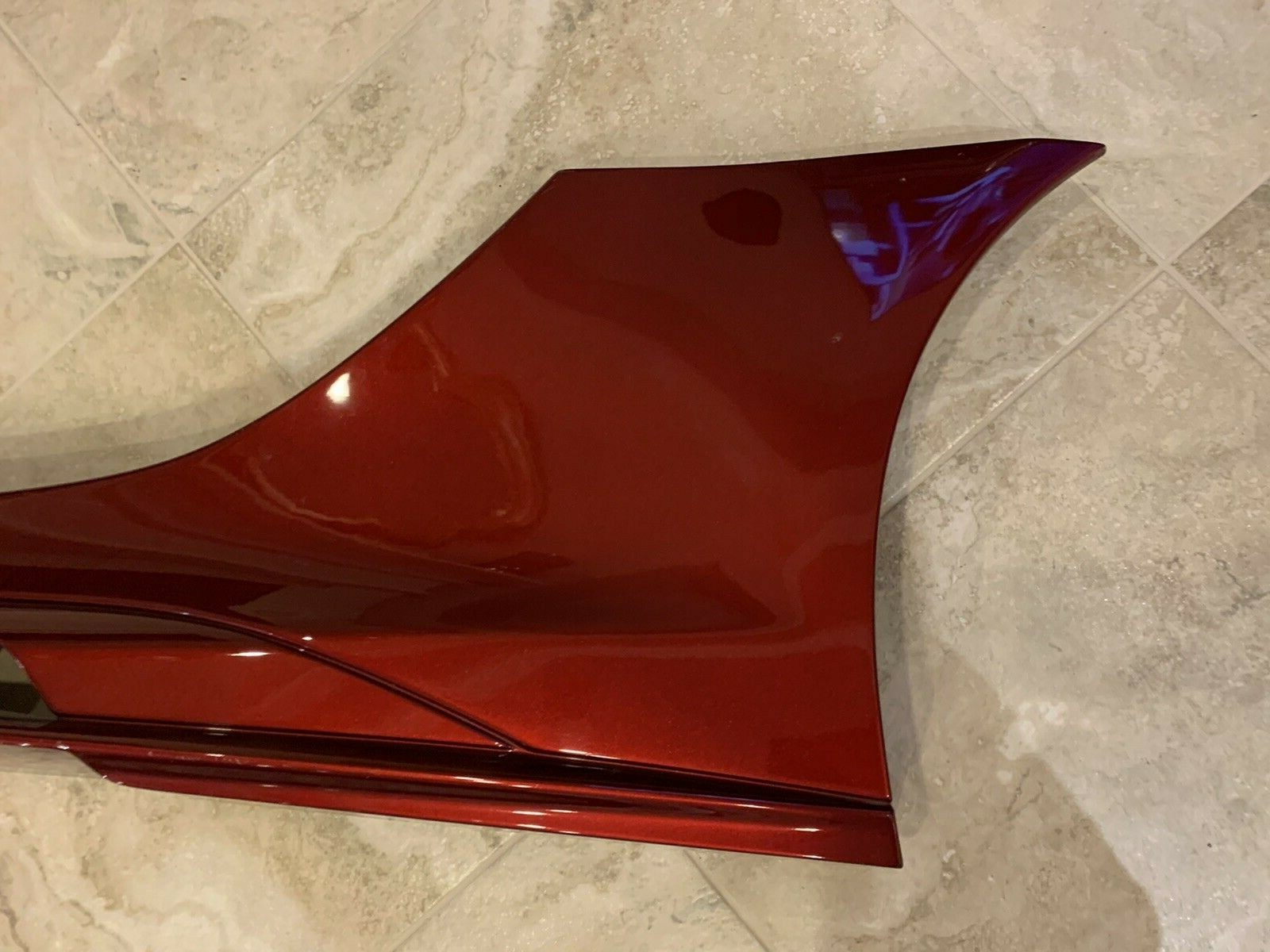 Mclaren 675LT Left Rocker Rear Body Panel & Door Skirt Carbon Fiber - OEM - NICE