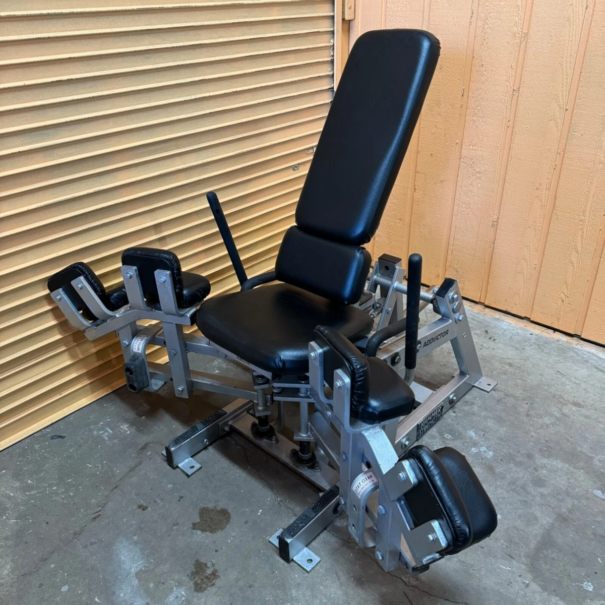 RARE Hammer Strength Adductor Adduction Machine Olympic Weight Plate Loaded