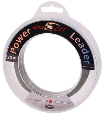 Uni Cat Power Leader 1 mm / 92 kg. / Grün / Geflochten / Wels ''Sonderangebot''