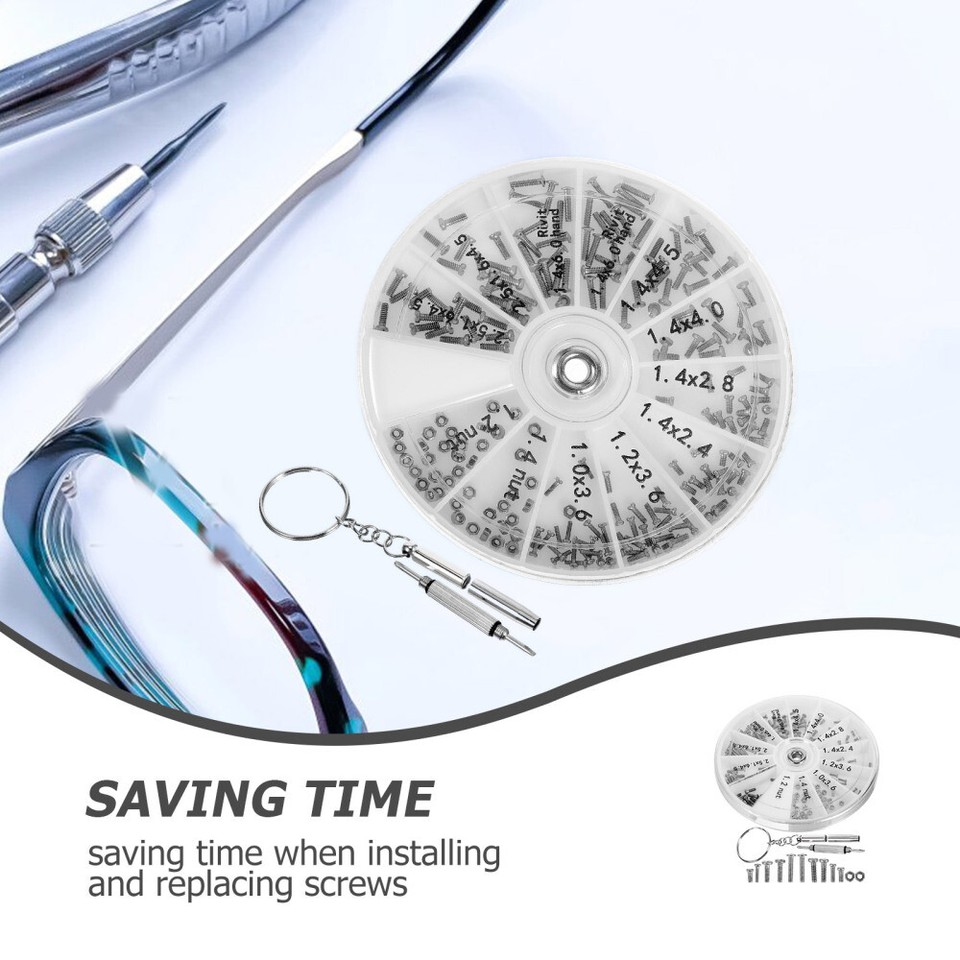 Eyeglass Repair Kit Eyeglass Replacement Parts Glasses Screw eBay