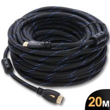 66FT Braided Cord High Speed 10.2Gbps HDMI Cable 1.4 Ethernet Audio Return Video