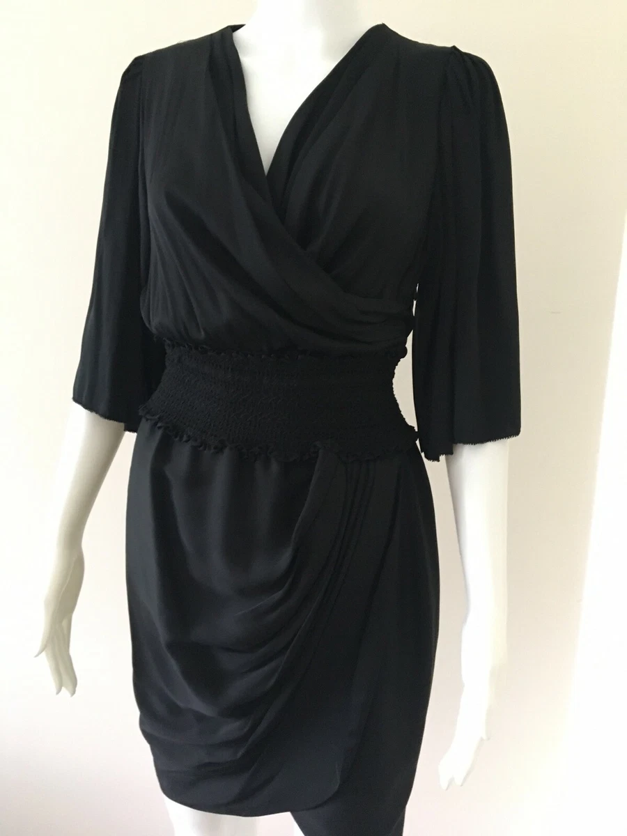 Silk crossover best sale dress