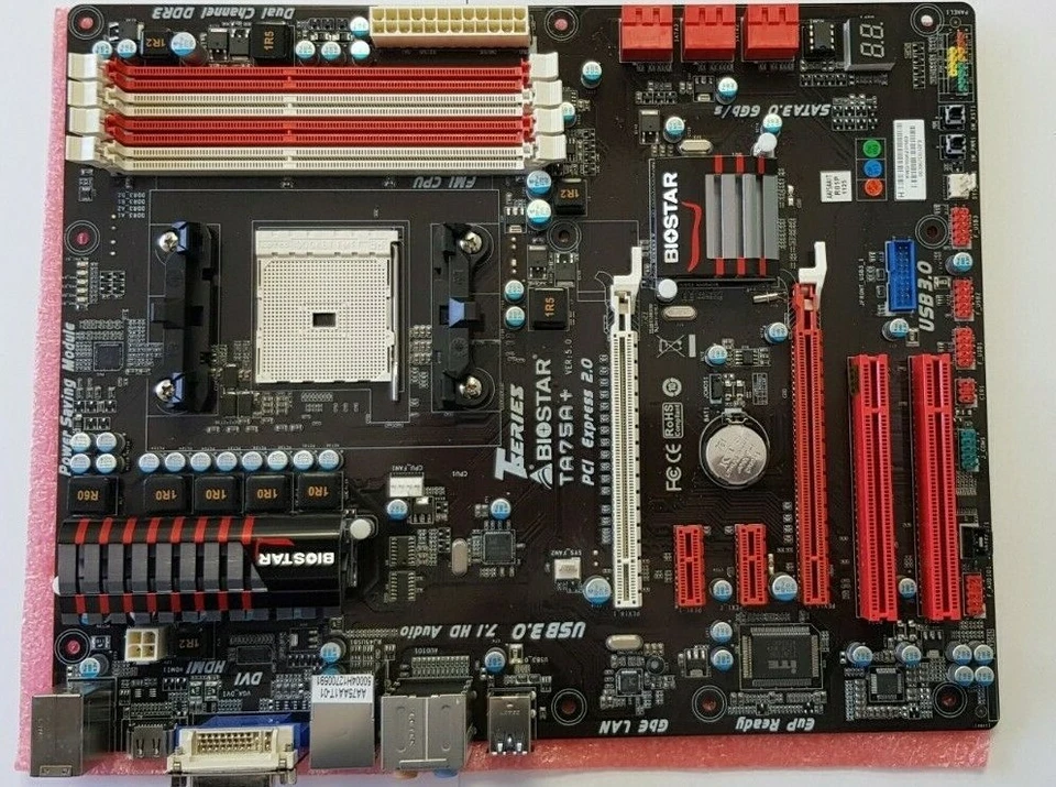 Biostar TA75A+ Motherboard  for  AMD FM1 SOCKET PROCESSORS  - NEW - Image 4 of 4