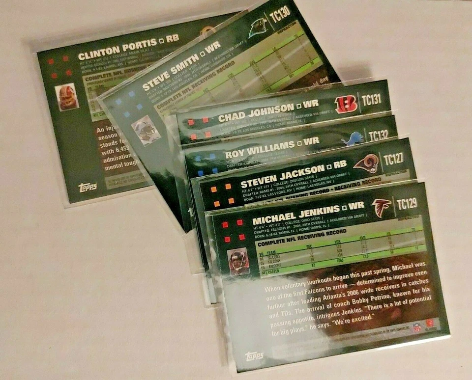 2007 Topps Chrome Football Refractors Pick from drop down list - Image 2 of 2