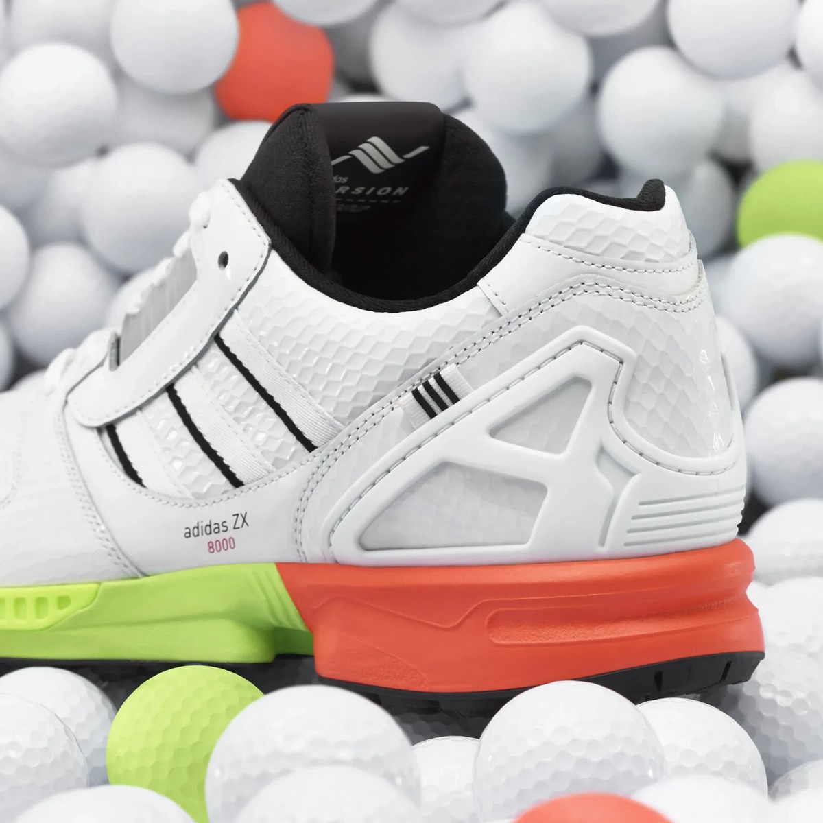 Adidas ZX 8000 SG Golf A-ZX FZ4412 Größe 45 1/3 US 11 UK 10,5 neu