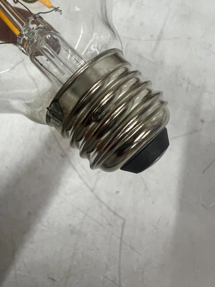 QTY 12 GE 40W (4W Equiv) Globe Style Antique Filament LED G25 Light Bulbs 23192 - Image 2 of 4