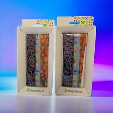 Disney Parks LOT of 2 packs of 3 6 Magicband covers New in boxes