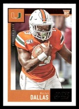2020 Score #392 DeeJay Dallas Rookie Miami Hurricanes