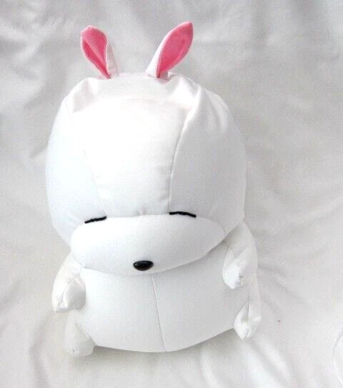 Unisex 12" Snow Foam White Bunny Rabbit Cushion Soft Stuffed Plush Pillow-New! - Picture 1 of 2